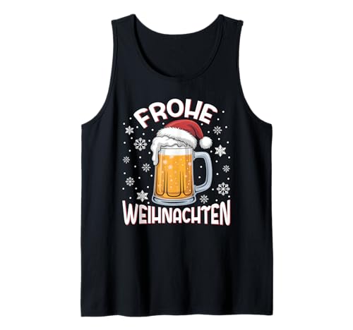 Weihnachtsoutfit Weihnachtspullover Damen Herren Bierglas Tank Top von Weihnachtsgeschenke & Weihnachtspullover