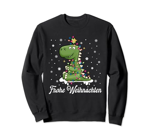 Weihnachtspullover Kinder Junge Mädchen Dino Dinosaurier Sweatshirt von Weihnachtsgeschenke & Weihnachtspullover