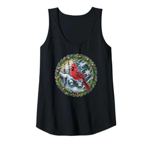 Damen Inspirierende Zeichen Vögel Kardinal Tank Top Damen Inspirierende Zeichen Vögel Kardinal Tank Top von Weihnachtshütte schenken Boutiquen