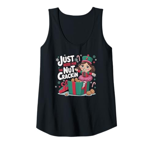 Damen Lustige Nuss Weihnachten Tank Top Damen Lustige Nuss Weihnachten Tank Top von Weihnachtshütte schenken Boutiquen