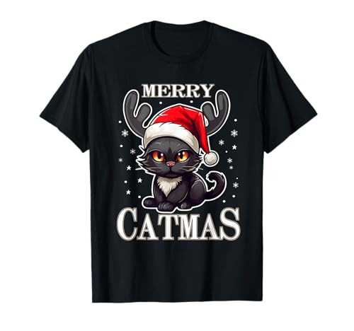Weihnachtskatze Weihnachtsshirt Xmas Cats - Kinder & Katzenliebhaber Erwachsene - Unisex - Kurzärmlig - Klassisches T-Shirt - Schwarz - S Weihnachtskatze Weihnachtsshirt Xmas Cats - Kinder & Katzenliebhaber Erwachsene - Unisex - Kurzärmlig - Klassisches T-Shirt - Schwarz - S von Weihnachtskatze Weihnachtsshirt Xmas Cats