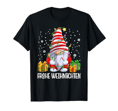 Zwerg Gnom Weihnachtsoutfit Familie Kinder Frohe Weihnachten T-Shirt von Weihnachtskleidung Familienoutfit Weihnachten