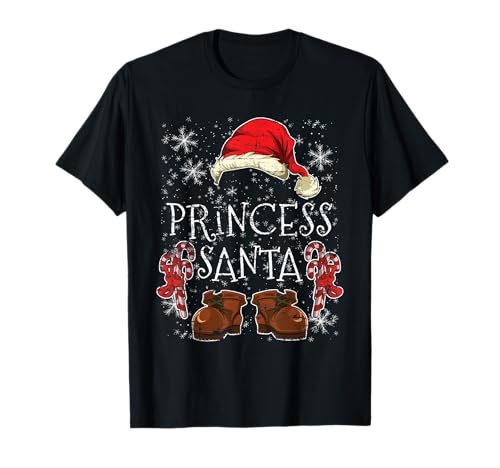 Mädchen Pajama Partnerlook Weihnachtsmann Prinzessin T-Shirt Mädchen Pajama Partnerlook Weihnachtsmann Prinzessin T-Shirt von Weihnachtsmann T-Shirts & Geschenkideen