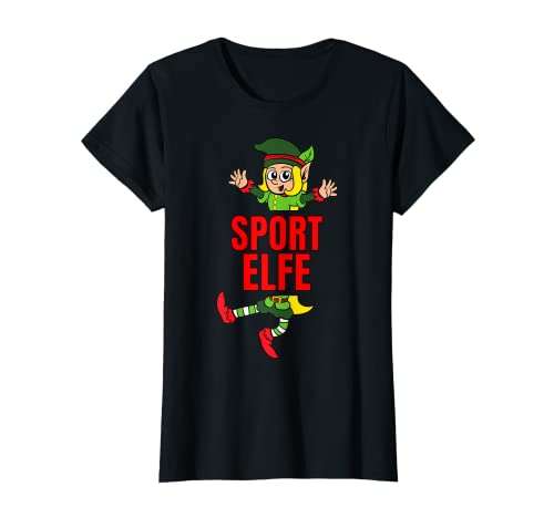 Sport Elfe Partnerlook Familien Outfit Frauen Weihnachten T-Shirt Sport Elfe Partnerlook Familien Outfit Frauen Weihnachten T-Shirt von Weihnachtsmotiv Christmas XMAS Lustige Outfits