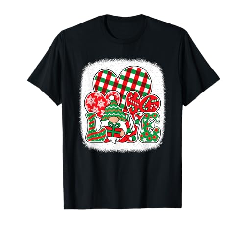Love Christmas Weihnachten Wichtel Xmas Frauen Mädchen T-Shirt Love Christmas Weihnachten Wichtel Xmas Frauen Mädchen T-Shirt von Lustiges Weihnachtsoutfit Damen Herren Kinder
