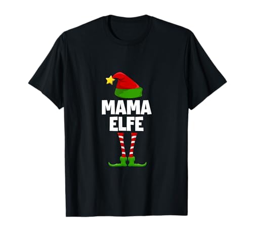 Mama Elfe Partnerlook Familien Elfen Outfit Xmas Weihnachts T-Shirt Mama Elfe Partnerlook Familien Elfen Outfit Xmas Weihnachts T-Shirt von Weihnachtsoutfit Merry Christmas Frohe Weihnachten