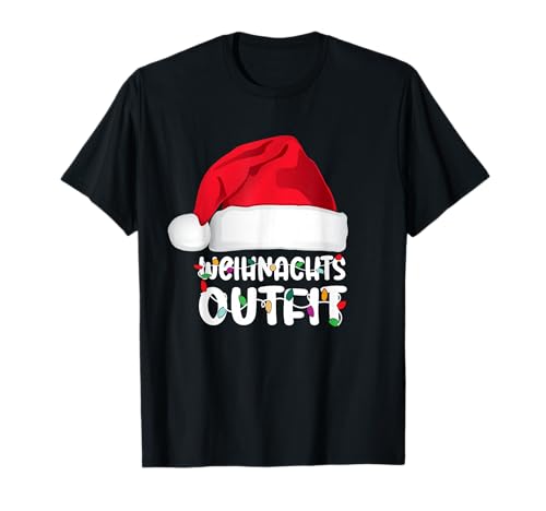 Weihnachtsoutfit Weihnachtsmütz Weihnachtsshirt Herren Damen T-Shirt Weihnachtsoutfit Weihnachtsmütz Weihnachtsshirt Herren Damen T-Shirt von Weihnachtsoutfit Weihnachtsshirt Weihnachten süß