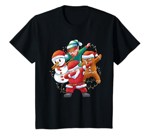 Dabbing Weihnachtsmann Kostüm für Kinder Lustig Weihnachten T-Shirt Dabbing Weihnachtsmann Kostüm für Kinder Lustig Weihnachten T-Shirt von Weihnachtsoutfit Wintermode für Jungen und Mädchen