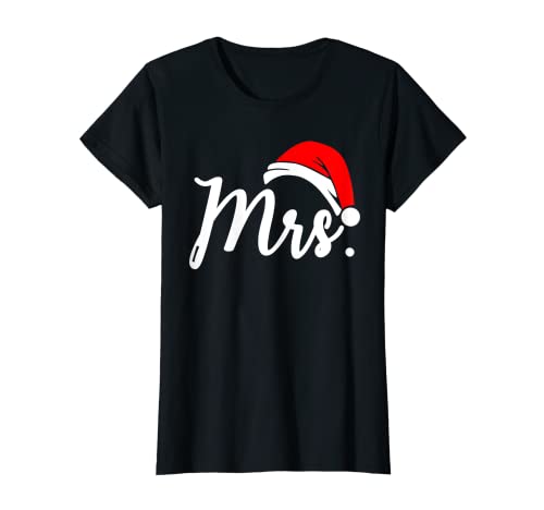 Damen Mrs. Weihnachtspullover Partnerlook Pärchen Pulli T-Shirt von Weihnachtspulli für Paare