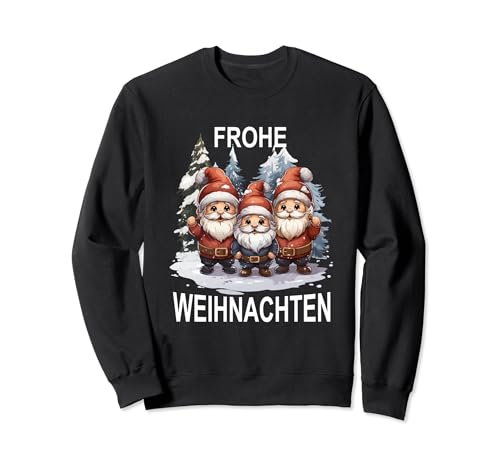 Christmas Damen Herren Familie Frohe Weihnachten Sweatshirt von Weihnachtszwerge Xmas 3 Zwerge Weihnachtsshirt