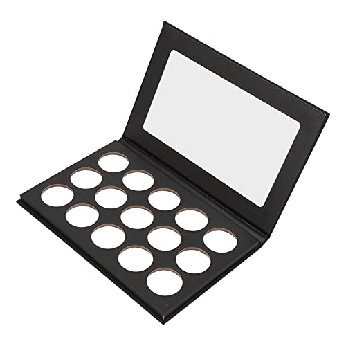 DIY leere Make-up-Palette, schwarze leere Lidschatten-Palette aus ABS für Kosmetikgeschäfte von Weikeya