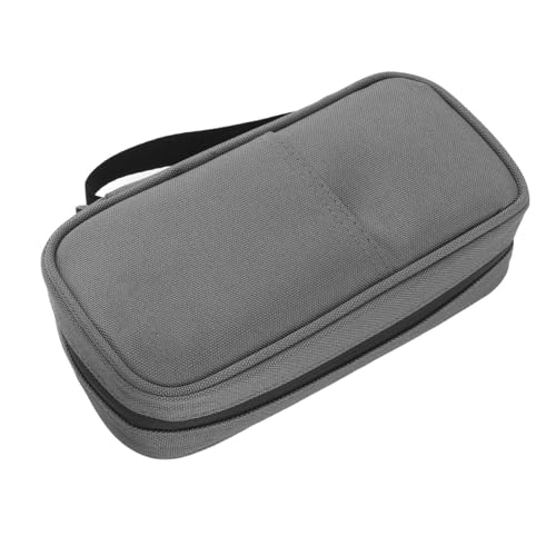 Diabetiker-Koffer, Isolierter Organizer, Leichte Medizinische Kühltasche aus Oxford-Stoff, Tragbar, für Diabetikerbedarf (Grau) von Weikeya
