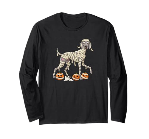 Lustiger Weimaraner Mama Kürbis Halloween Kinder Herren Damen Langarmshirt Lustiger Weimaraner Mama Kürbis Halloween Kinder Herren Damen Langarmshirt von Weimaraner Lovers Cute Halloween Outfits Boy Girl