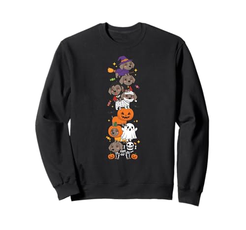 Weimaraner Hexe Vampir Geist Halloween Kinder Herren Damen Sweatshirt Weimaraner Hexe Vampir Geist Halloween Kinder Herren Damen Sweatshirt von Weimaraner Lovers Halloween Skeleton Mummy Outfits