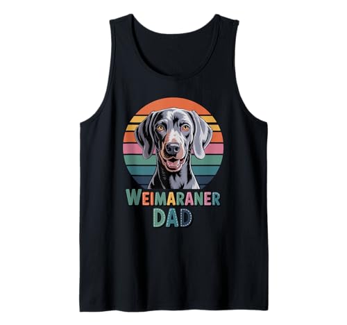 Herren Retro Weimaraner Dad Weimaraners Tank Top Herren Retro Weimaraner Dad Weimaraners Tank Top von Weimaraners Weimaraner Lover Gifts