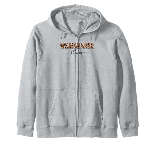 Leopardenmuster Weimaraner Mama Weimaraner Kapuzenjacke Leopardenmuster Weimaraner Mama Weimaraner Kapuzenjacke von Weimaraners Weimaraner Lover Gifts