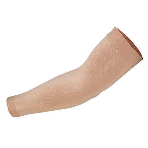 Weimob Unisex Armlinge Vollarm Unterschenkel Tattoo Cover Armstulpen Kompressions Tätowierung Abdeckung Armstulpe Armschutz Sportstulpe Größe XL Farbe: Hautfarbe Einzelarm von Weimob