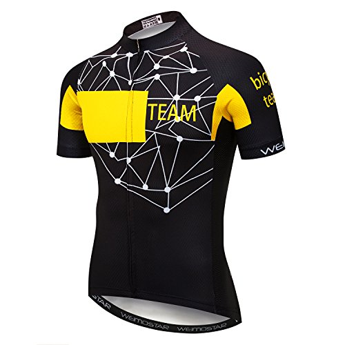 Fahrradtrikot Herren Fahrradtrikot MTB Fahrrad Sommer Kurzarm Radfahren Shirt Tops von Weimostar