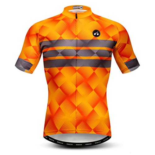 Herren-Fahrradtrikot, kurzärmlig, Oberteil, Größen S-XXXL, Lycra-Bündchen - - For Your Chest 40-42.5" (L) von Weimostar