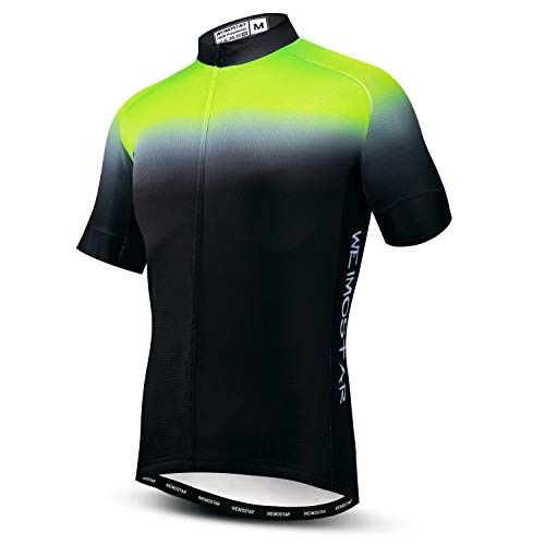 Herren-Fahrradtrikot, kurzärmlig, Oberteil, Größen S-XXXL, Lycra-Bündchen - - For Your Chest 42.5-45.6" (XL) von Weimostar