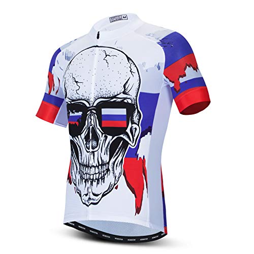 Herren Radtrikot Tops Shirt Outdoor Mountainbike Kleidung Russland L Herren Radtrikot Tops Shirt Outdoor Mountainbike Kleidung Russland L von Weimostar