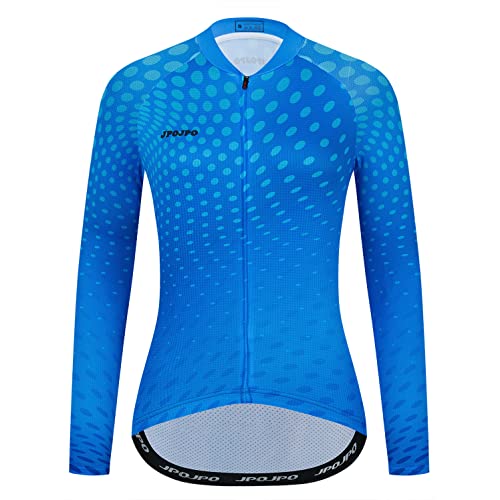 Radfahren Jersey Langarm Frauen Fahrrad Top Weibliche Berg Straße MTB Shirts Kleidung Herbst Frühling, 231, M von Weimostar