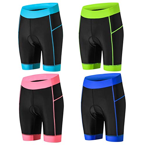 Radhose Damen Bikeshorts Gel Gepolsterte MTB Fahrrad Mountain Road Racing Strumpfhose Hose Sommer Radtour Bottom Grün XL von Weimostar