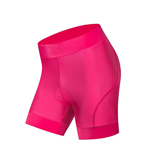 Radhose Damen Fahrrad Gel Silikon Gepolsterte MTB Fahrradshorts Mountain Road Racing Strumpfhose Hose Reiten Fahrrad Unterwäsche Kleidung Sommer schnell trocknen Rose S. von Weimostar