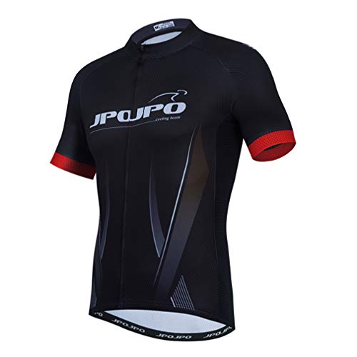 Radtrikot Herren Fahrradbekleidung Kurzarm Rennrad Top, Cu5042, XL von Weimostar