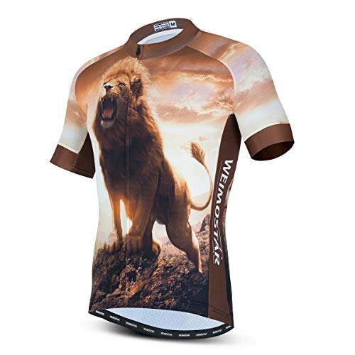 Radtrikot Herren Fahrradshirts Atmungsaktiv Reitbekleidung Gr. XL/Brust 107/115 cm, 27 von Weimostar