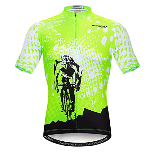 Radtrikot Herren Kurzarm Kariertes Fahrradtrikot für Männer Rennrad Trikot Sommer Fahrrad Shirt Buntes Mountainbike Radfahren Trikot Atmungsaktive Radsport Bekleidung CD8 Radtrikot Herren Kurzarm Kariertes Fahrradtrikot für Männer Rennrad Trikot Sommer Fahrrad Shirt Buntes Mountainbike Radfahren Trikot Atmungsaktive Radsport Bekleidung CD8 von weimostar