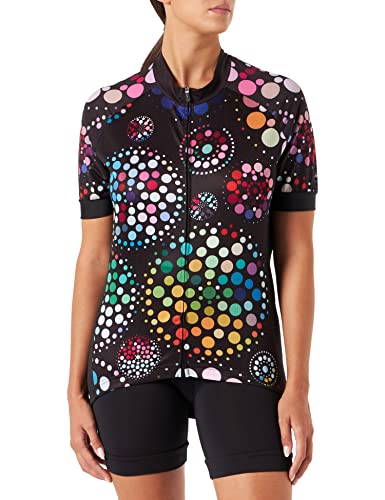 weimostar Damen Radtrikot Kurzarm Bike Shirts Atmungsaktive Fahrradoberteile Reflektierend von Weimostar