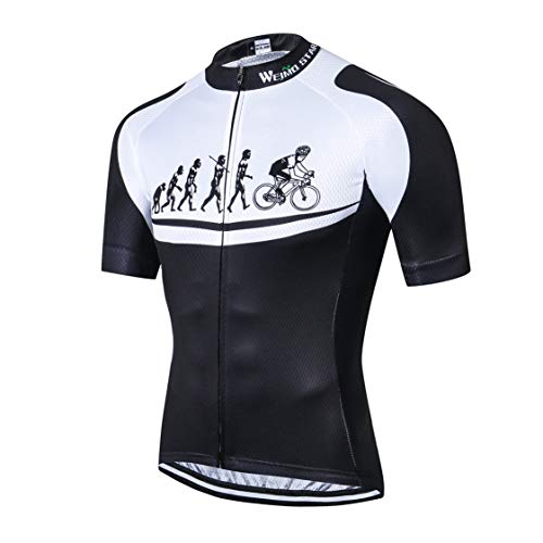 Weimostar MTB-Trikot Herren Radtrikot Kurzarm-Radtrikot Zip Mountain Road Bekleidung Fahrrad-Oberteile Atmungsaktiv Sommer Pro Team Sport-Radtrikot für Herren atmungsaktiv Reiten schwarz Größe XXL Weimostar MTB-Trikot Herren Radtrikot Kurzarm-Radtrikot Zip Mountain Road Bekleidung Fahrrad-Oberteile Atmungsaktiv Sommer Pro Team Sport-Radtrikot für Herren atmungsaktiv Reiten schwarz Größe XXL von Weimostar