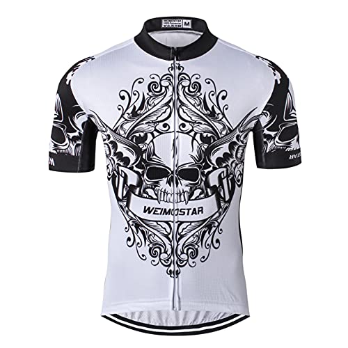 Weimostar Radtrikot Herren Herren Bike Top Fahrradhemd Rennradbekleidung Racing MTB Mountain Riding Jacken Kurzarm Sommer L. von Weimostar