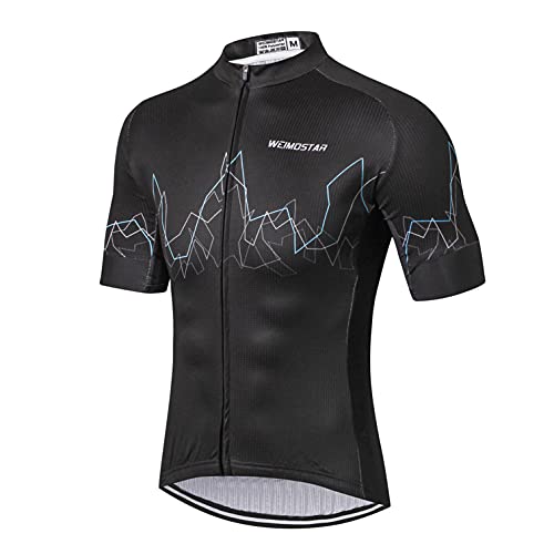 Radtrikot Herren Herren Bike Top Fahrradhemd Rennradbekleidung Racing MTB Mountain Riding Jacken Kurzarm Sommer XXL von Weimostar