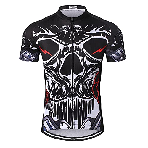 Radtrikot Herren Herren Bike Top Fahrradhemd Rennradbekleidung Racing MTB Mountain Riding Jacken Kurzarm Sommer XXXL von Weimostar