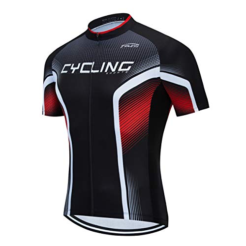 Weimostar Radtrikot Männer Männer Fahrrad Top voller Reißverschluss Fahrrad Hemd Straße Fahrrad Kleidung Reiten Rennen MTB Kleidung Berguniform Team Sommer Mann weiß XL von Weimostar