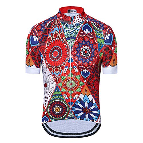 Radtrikot Herren Kurzarm Kariertes Fahrradtrikot für Männer Rennrad Trikot Sommer Fahrrad Shirt Buntes Mountainbike Radfahren Trikot Atmungsaktive Radsport Bekleidung CD8 Radtrikot Herren Kurzarm Kariertes Fahrradtrikot für Männer Rennrad Trikot Sommer Fahrrad Shirt Buntes Mountainbike Radfahren Trikot Atmungsaktive Radsport Bekleidung CD8 von weimostar