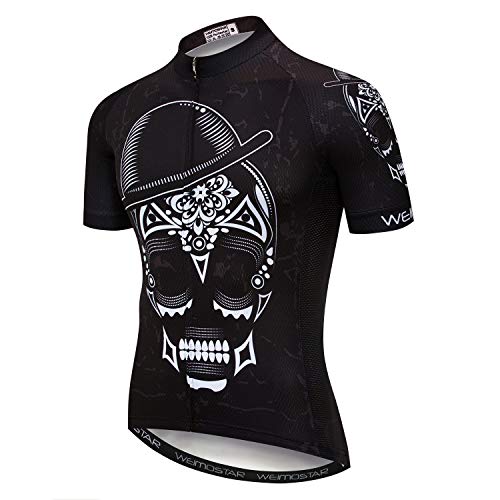 Fahrradtrikot Herren Fahrradtrikot MTB Fahrrad Sommer Kurzarm Radfahren Shirt Tops von Weimostar