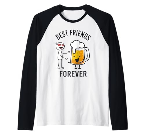 Herren Best Friends Forever - Bierliebhaber Party Lustiges Bier Raglan Herren Best Friends Forever - Bierliebhaber Party Lustiges Bier Raglan von Wein und Bier, das gönne Dir - Party Designs