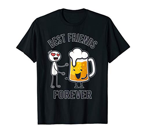 Herren Best Friends Forever - Bierliebhaber Party Lustiges Bier T-Shirt Herren Best Friends Forever - Bierliebhaber Party Lustiges Bier T-Shirt von Wein und Bier, das gönne Dir - Party Designs