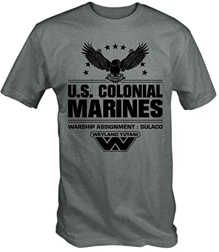 U.S Colonial Marines Warship Sulaco Movie Alien Aliens Sci Fi Retro Tshirt Fashion T-Shirt Men Cotton Tees Streetwear U.S Colonial Marines Warship Sulaco Movie Alien Aliens Sci Fi Retro Tshirt Fashion T-Shirt Men Cotton Tees Streetwear von Wein