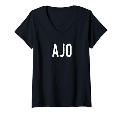 Damen Ajo Pfalz Dialekt Pfälzer Weinfest Geschenk T-Shirt mit V-Ausschnitt Damen Ajo Pfalz Dialekt Pfälzer Weinfest Geschenk T-Shirt mit V-Ausschnitt von Weinfeste in der Pfalz Heimatliebe Geschenke
