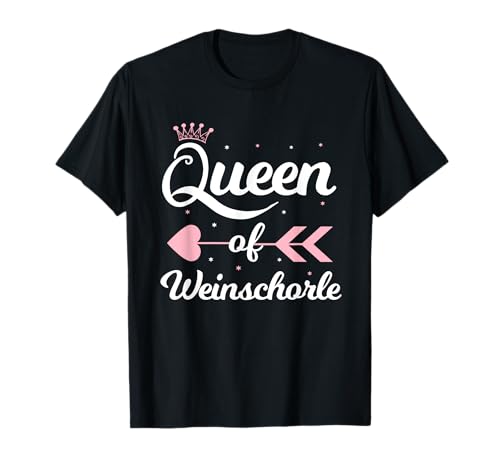 Queen of Weinschorle - Weißwein Frauen Weinschorle T-Shirt Queen of Weinschorle - Weißwein Frauen Weinschorle T-Shirt von Weinschorle Wein Outfit Vino Kostüm