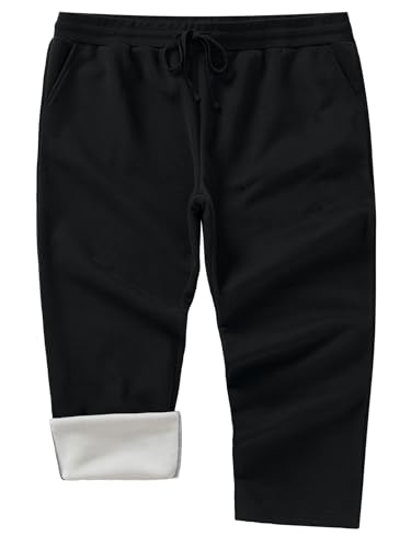 Weintee Damen-Sweathose in Übergröße aus Fleece mit Taschen, Schwarz, 36X-Large Mehr von Weintee