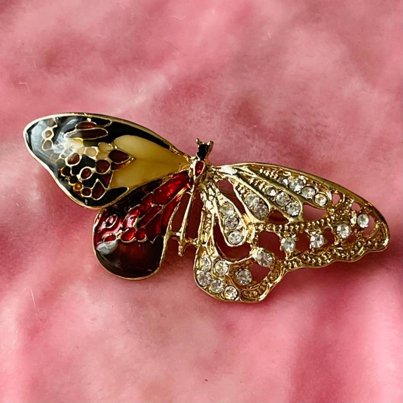 Vintage 90Er Jahre Schmetterling Brosche Vintage 90Er Jahre Schmetterling Brosche von WeirdWorldVintage