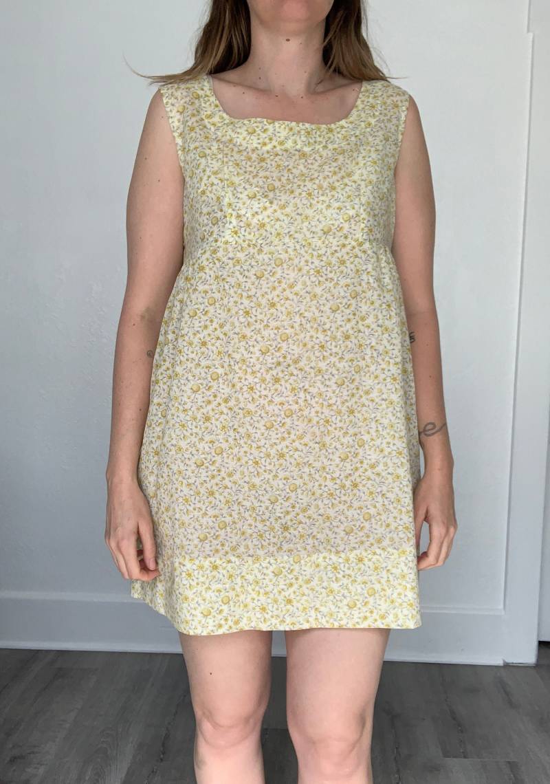 Super Niedlich 60 Es Blumige Mini-Kleid von WeirdoVintageCo