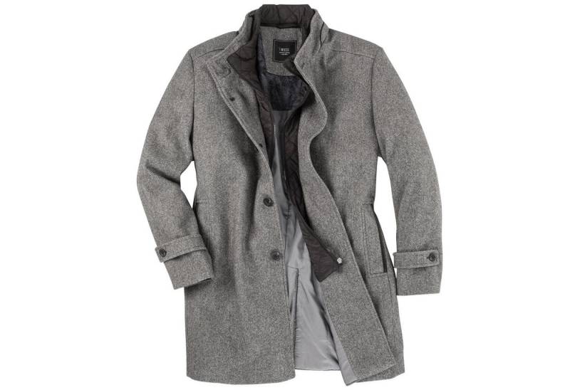 Weis Kurzmantel Weis Übergrößen Kurzmantel Leipzig Tweed-Optik grau von Weis