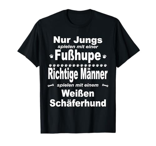 Weißer Schäferhund - Fußhupe Männer - Weisser Schäferhund T-Shirt Weißer Schäferhund - Fußhupe Männer - Weisser Schäferhund T-Shirt von Weißer Schäferhund - Design - German Shepherd