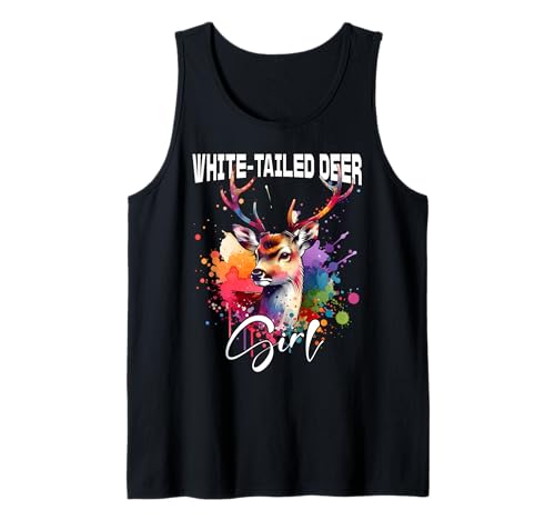 White-Tailed Deer Mädchen Weisswedelhirsch Tank Top White-Tailed Deer Mädchen Weisswedelhirsch Tank Top von Weisswedelhirsch Designs Damen